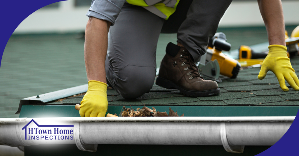  professional performing maintenance on a rooftop